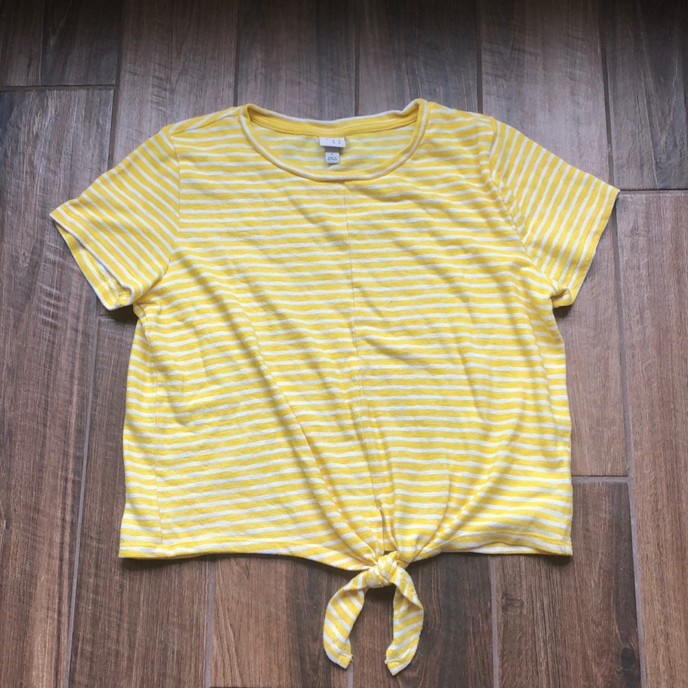 A New Day Yellow Stripe Shirt